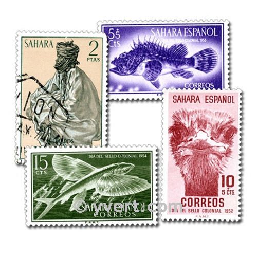 SPANISH SAHARA: Envelope 50 stamps