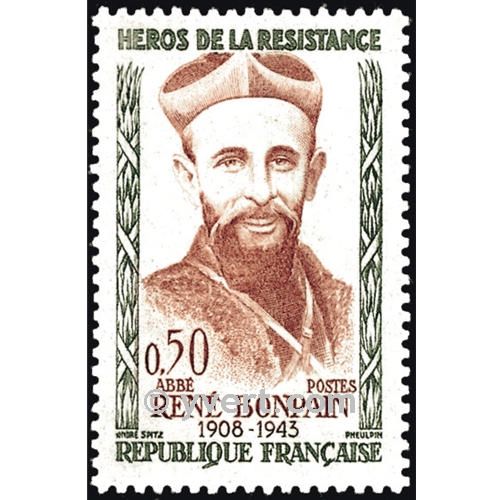 n.o 1252 -  Sello Francia Correos