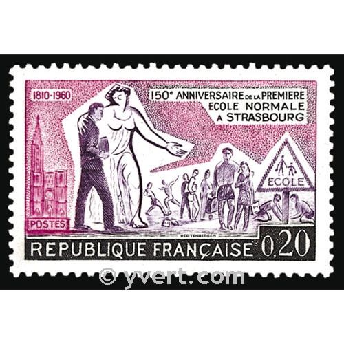 n.o 1254 -  Sello Francia Correos