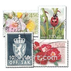 NORWAY: envelope of 200 stamps