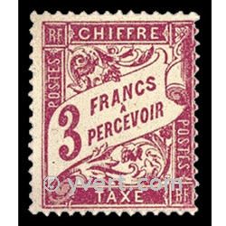 n° 42A -  Selo França Taxa