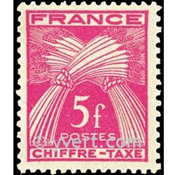 n° 75 -  Selo França Taxa