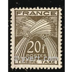 nr. 87 -  Stamp France Revenue stamp