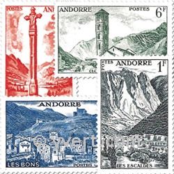 n° 138/153 -  Timbre Andorre Poste