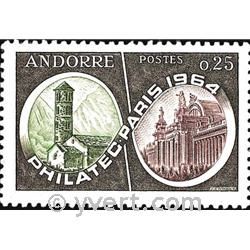 n° 171 -  Timbre Andorre Poste