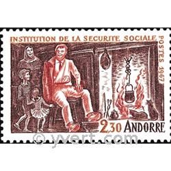 n° 183 -  Timbre Andorre Poste