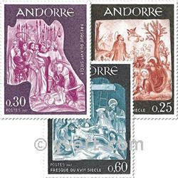 n° 184/186 -  Timbre Andorre Poste