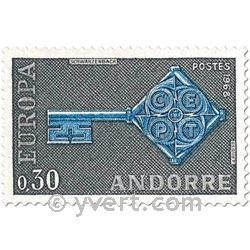 n° 188/189 -  Timbre Andorre Poste