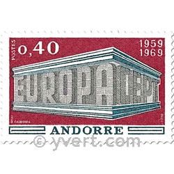 n° 194/195 -  Timbre Andorre Poste