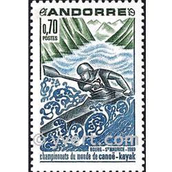 n° 196 -  Timbre Andorre Poste