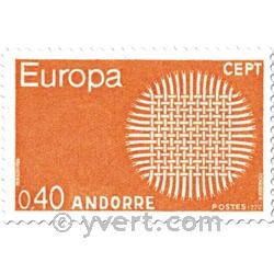 n° 202/203 -  Timbre Andorre Poste