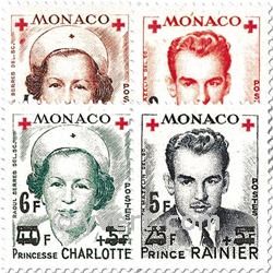 nr. 379A/382A -  Stamp Monaco Mail