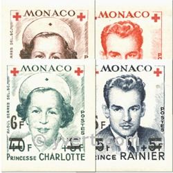 n° 379B/382B -  Timbre Monaco Poste