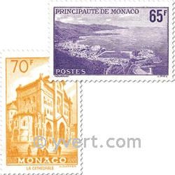 n.o 487/488 -  Sello Mónaco Correos