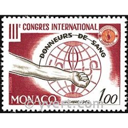 n.o 598 -  Sello Mónaco Correos