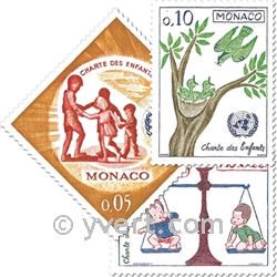 n° 599/606 -  Timbre Monaco Poste