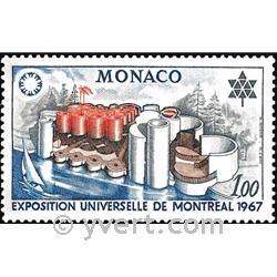 n° 727 -  Timbre Monaco Poste