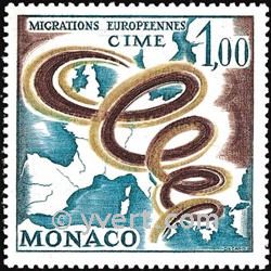 n° 728 -  Timbre Monaco Poste