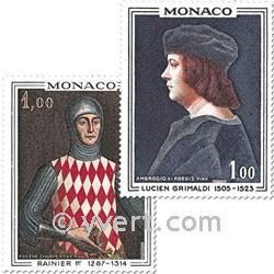 n° 734/735 -  Timbre Monaco Poste