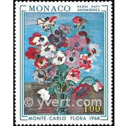 n° 743 -  Timbre Monaco Poste