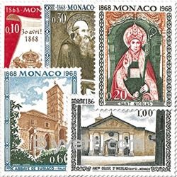 n° 744/748 -  Timbre Monaco Poste