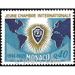 n° 808 -  Timbre Monaco Poste