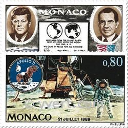 nr. 829/830 -  Stamp Monaco Mail