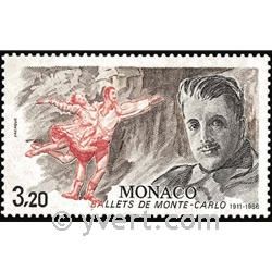 n° 1533 -  Timbre Monaco Poste