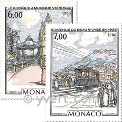 n.o 1543/1544 -  Sello Mónaco Correos