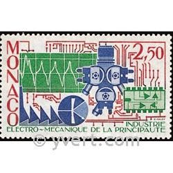 n.o 1601 -  Sello Mónaco Correos