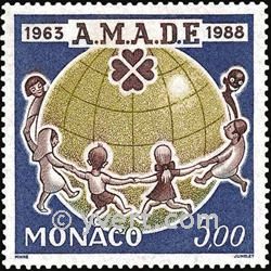 nr. 1625 -  Stamp Monaco Mail