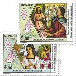 n.o 1649/1650 -  Sello Mónaco Correos