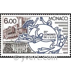 n° 1702 -  Timbre Monaco Poste