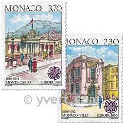n° 1724/1725 -  Timbre Monaco Poste