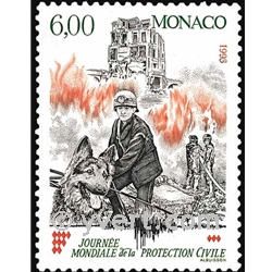 n° 1870 -  Timbre Monaco Poste