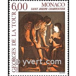 n° 1910 -  Timbre Monaco Poste