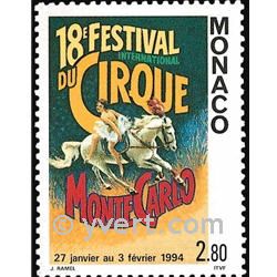 n° 1923 -  Timbre Monaco Poste