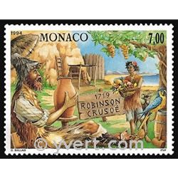 n° 1964 -  Timbre Monaco Poste