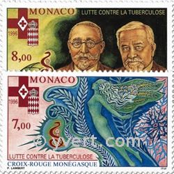 n° 2063/2064 -  Timbre Monaco Poste