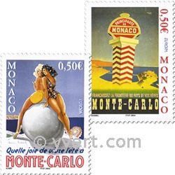 n° 2437/2438 -  Timbre Monaco Poste