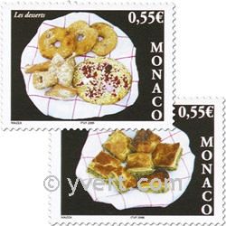 n° 2489/2490 -  Timbre Monaco Poste