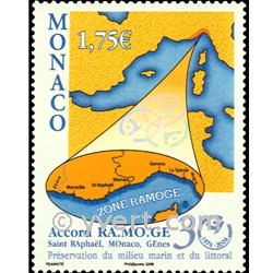 n.o 2544 -  Sello Mónaco Correos