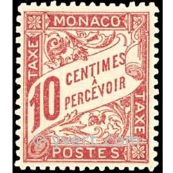 nr. 3 -  Stamp Monaco Revenue stamp