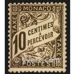 n° 4 -  Timbre Monaco Taxe