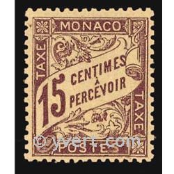 nr. 5 -  Stamp Monaco Revenue stamp