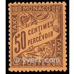 nr. 7 -  Stamp Monaco Revenue stamp