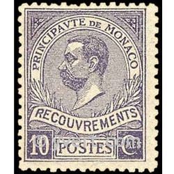 nr. 9 -  Stamp Monaco Revenue stamp