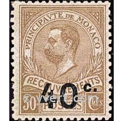 nr. 12 -  Stamp Monaco Revenue stamp