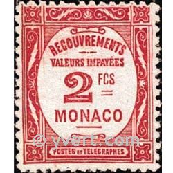 n° 28 -  Timbre Monaco Taxe