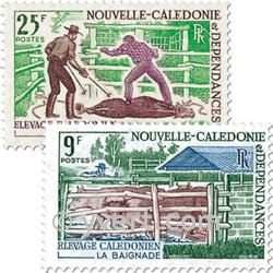 n° 356/357 -  Timbre Nelle-Calédonie Poste